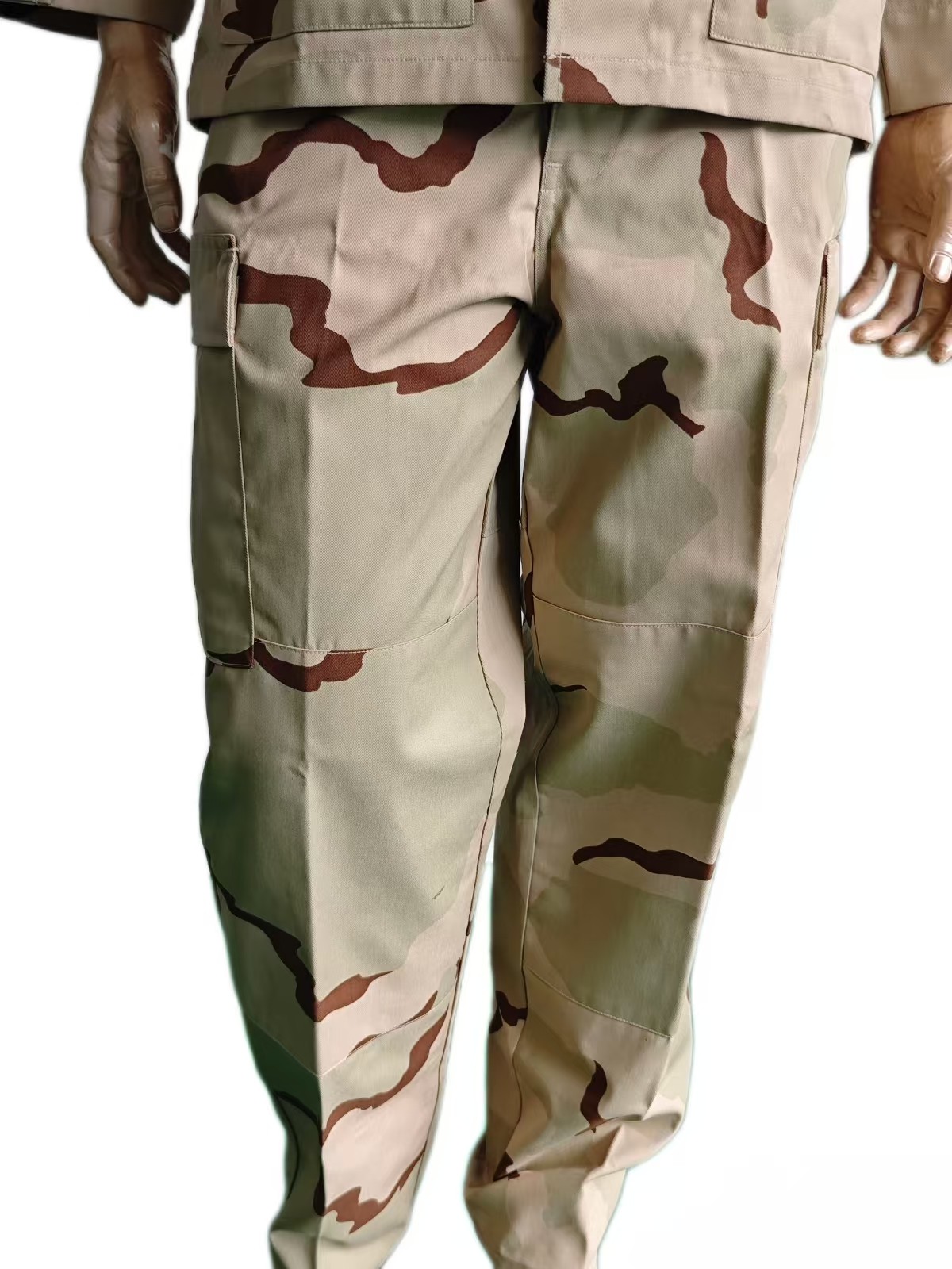 Tactical BDU Camo Uniform Set 10 Pockets Combat Outfit Breathable Jacket Pants