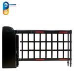 Grey Yellow Fence Arm AC220V Parking Barrier Gate Cold Rolled Steel