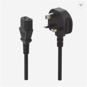 Wholesale AC BS1363 3 Pin Power Cord Cable Plug PVC Jacket Male To IEC C13 Female from china suppliers