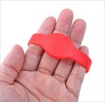 Durable Passive G01 Oval Shaped Watch-dia RFID Chip Silicone Wristband or