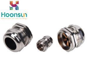 Wholesale M18 EMC Type Metal Nickel Plated Brass Cable Gland With Shielding Washer from china suppliers