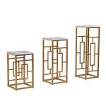 Luxury flower pot stand rack metal organizer shelf display rack