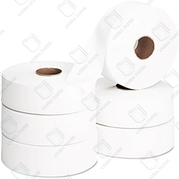 High Quality Wood Pulp Tissue Paper Customized Small Jumbo Roll Toilet Tissue