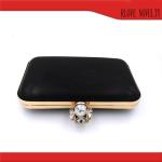 Handbag Hardware Good Quality Bag Accessories 12*20 CM Gold Metal Box Clutch
