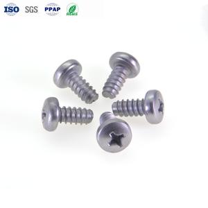 Wholesale ST3*6 Flat Cutting Thread Tail Self Tapping Screw Carbon Steel Heat Treatment Hardened Cross Pan Head from china suppliers