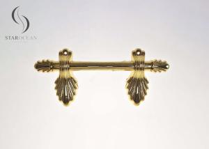 Wholesale ABS Reinforced Plastic Coffin Handles Antique Golden Adult Coffin Handles P9004-A from china suppliers