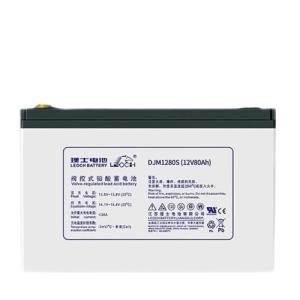Wholesale 260±2mm Length Leoch DJM1280S 12V80Ah Lead Acid Battery for Communication Equipment from china suppliers