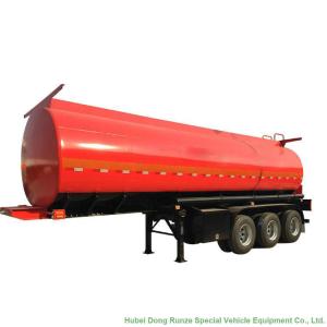 Wholesale Tri Axle Stainless Steel Tank Semi Trailer For Palm Oil / Crude Fuel / Petrol Oil Delivery from china suppliers