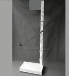 Length 650mm Width 400mm Scooter Storage Rack , Freestanding Skateboard Rack