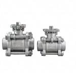 304 Three-piece welded high platform butt welded ball valve Stainless steel 316