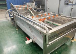 Wholesale Industrial 1750 Capacity Fruit Vegetable SUS304 air Bubble Washing Machine from china suppliers