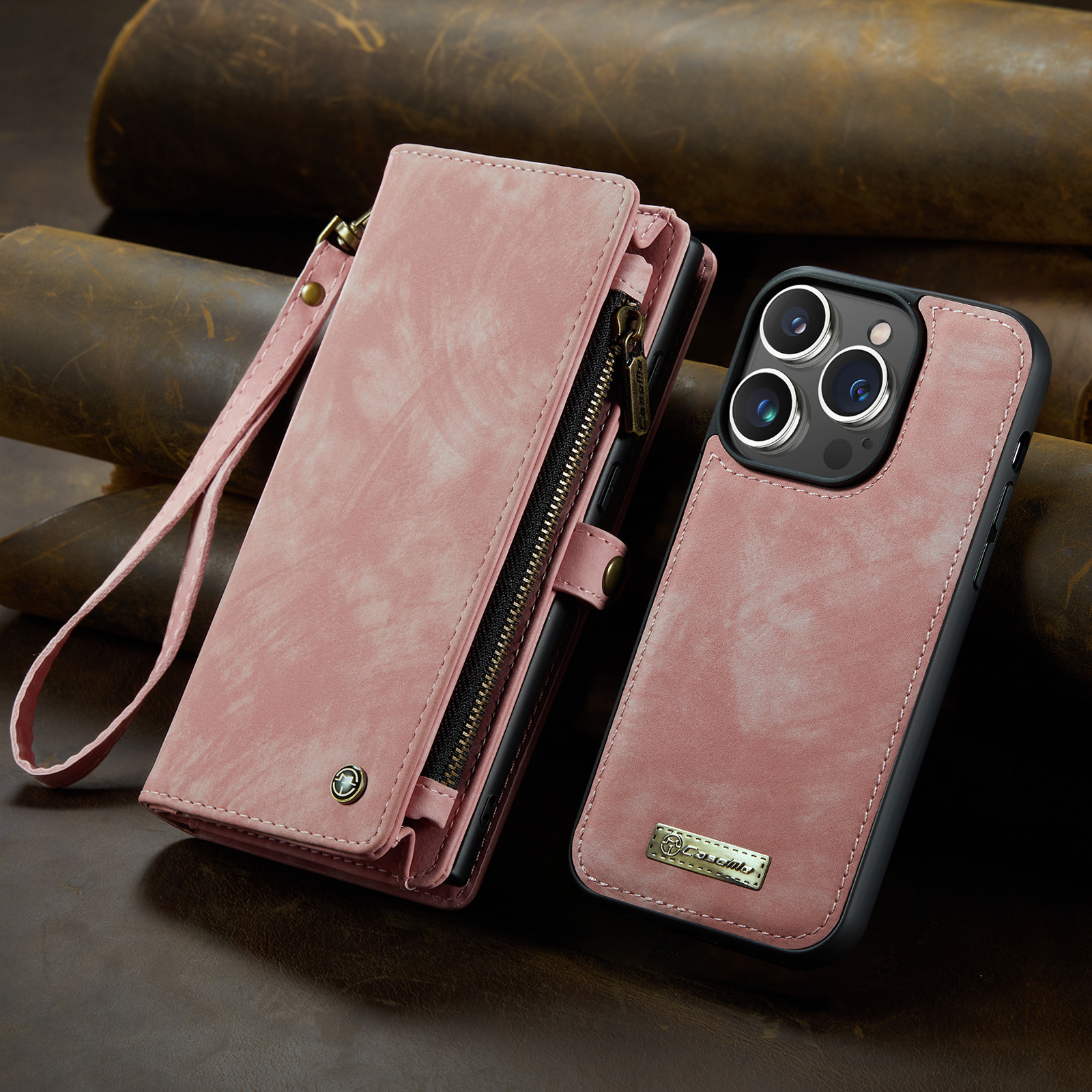 Card Slot Mobile Shell Leather TPU Phone Cases Wallet Flip Cover Phone Case for iPhone 13 14 Pro Max Luxury Design Style