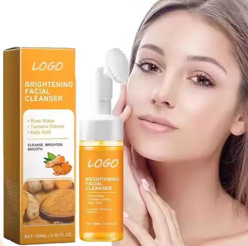 Private Label Brightening Whitening Deep Cleaning Organic Turmeric Kojic Acid