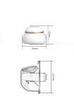 200g White Wearable Hands Free Breast Pump Double Breast Milk Electric Feeding