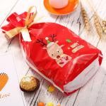 New Design Christmas Candy Bags Plastic Gift Bags Package Treat Bags