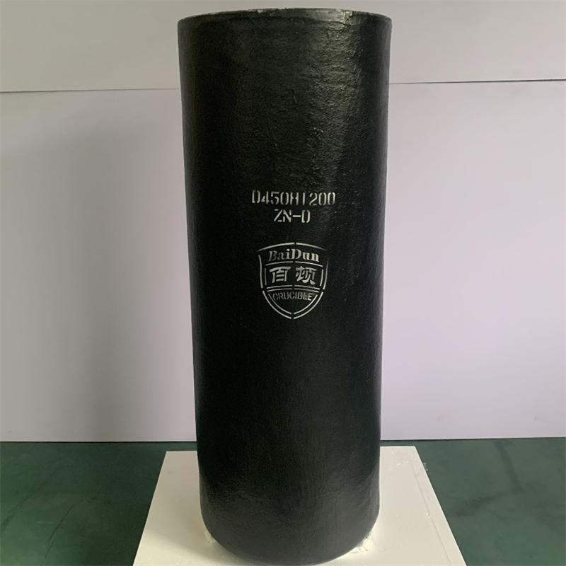 High-Temperature Resistance Metal Saving Silicon Carbide Crucible Graphite Straight Barrel Vessel Metal Melting