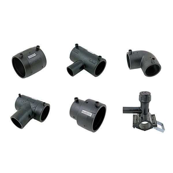 Pipe Fittings Electrofusion Equal Tee Hdpe Electrofusion Reducing Sleeve