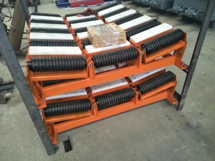 Dust Resistance TK Conveyor Belt Idlers Stainless Steel Carrier Roller Conveyor