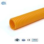 Black Flexible 16mm Split Conduit Pipe Tubing SN8 SN4 For Highway Drainage