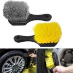 Soft Short Handle Bristle 2 Set Hose hair Wheel Wash Brush 50g