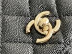***Hemming Stitching Branded Ladies Handbag Lambskin Chanel Trapezoid Bag
