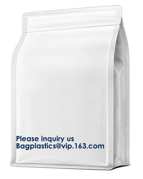 Oxo-Degradable stand up pouches Coffee Bags Stand Up Pouch With Valve Side Gusset Bag with Valve Flat Bottom Pouch with