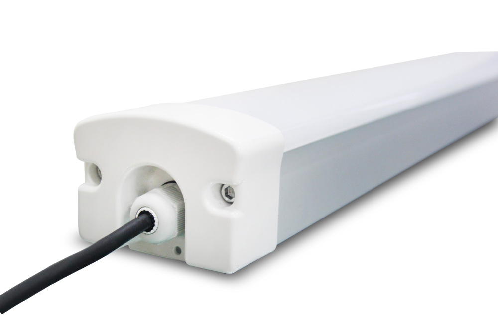60W 1.5m Waterproof LED Tri-proof Light with Motion Sensor