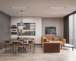 Modern White Kitchen Cabinet Tailored PET Kitchen Cabinets System