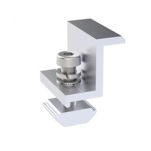 Wholesale Photovoltaic Solar End Clamp Mounting Weatherproof UV Resistant from china suppliers