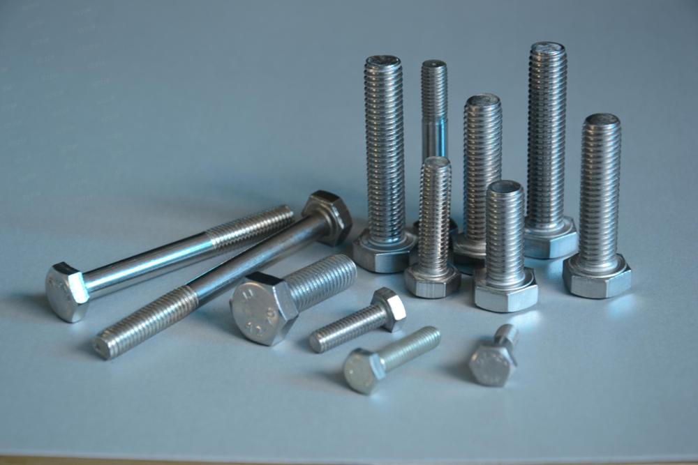 Hexagon ASTM A307 3/8 M28 Carbon Steel Hot Dip UNC Galvanized Hex Head Bolts and Nuts