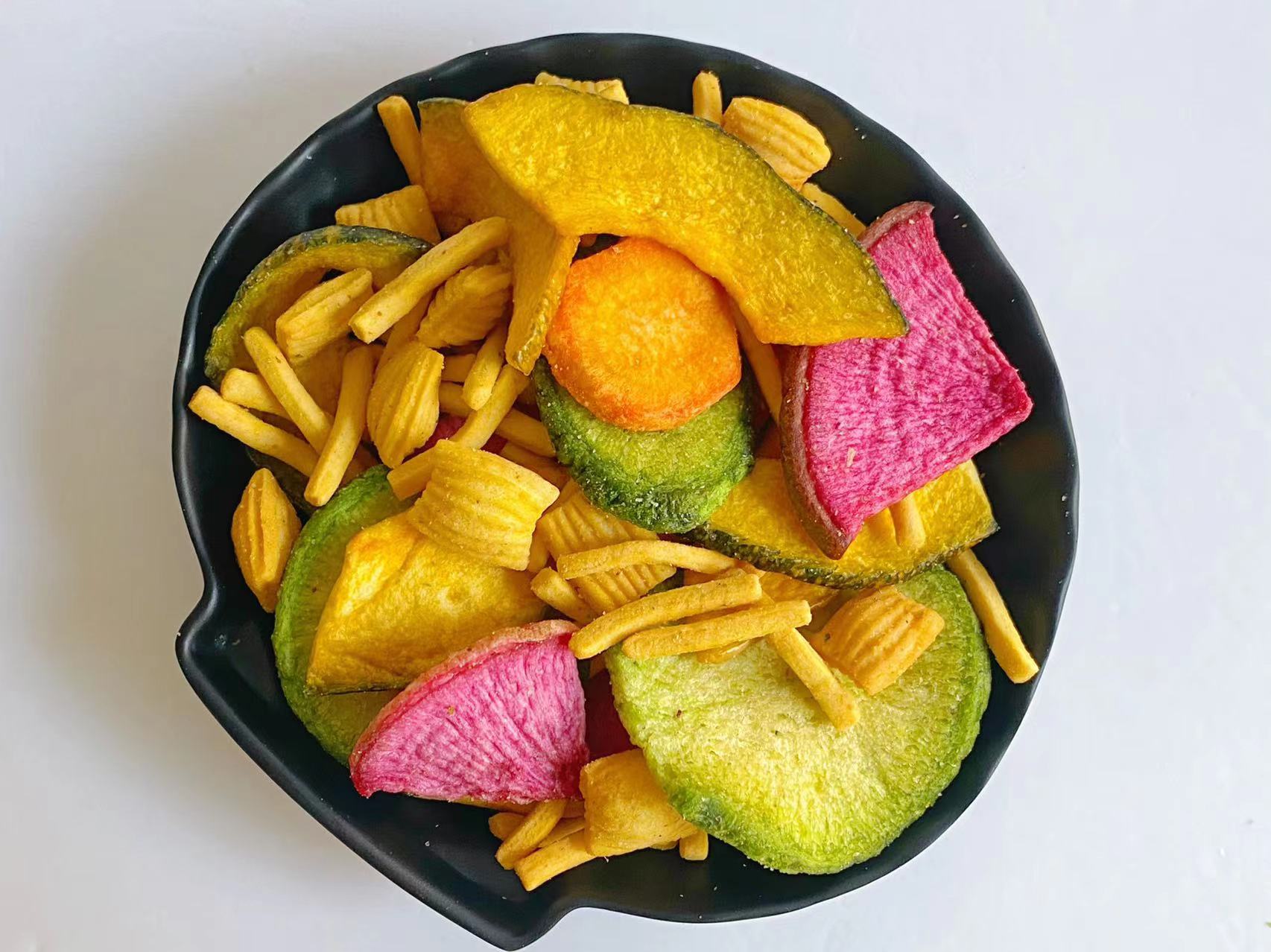 Shrimp Flavor Dried Fruits Vegetables Special OEM Snacks BRC Certification