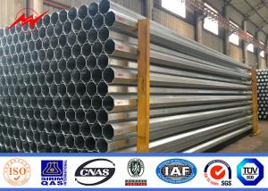 Wholesale Powder Coating Steel Utility Pole 12m Treated transmission line poles with Cross Arm from china suppliers