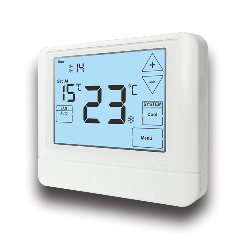 Smart Household Digital HVAC Room Thermostat With 1 Heat / 1 Cool Stage