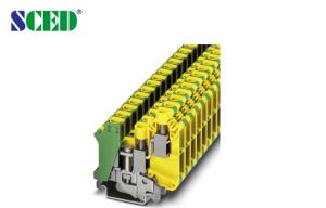 Wholesale Rail Mounted Terminal Blocks 16mm2 Width 10.2mm AWG 24 - 6 Power supplier and control from china suppliers