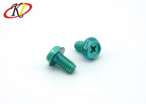 Wholesale Green Zinc Hex Washer Head Type F Cutting Screws from china suppliers