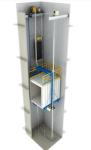 400KG Glass Hydraulic Elevator 6m 0.4m/s Outdoor Elevator For Wheelchair
