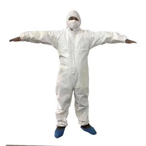 Wholesale Water Resistance Disposable Isolation Gowns Eco Friendly White Overalls from china suppliers