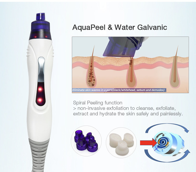LF-832 Portable Aquasure H2 O2 bubble Machine Skin Rejuvenation blackhead removal Aquasure H2 Device for salon use