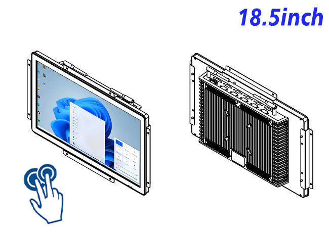 18.5-Inch Windows Touch Screen for Medical Devices and Public Information Displays