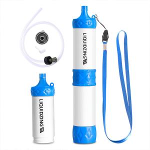 Wholesale Blue Outdoor Survival Water Filter Straw 1000L Water Filter Survival Straw from china suppliers