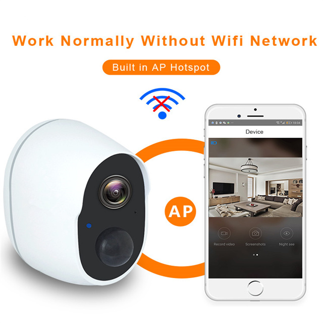 1920x1080 Tuya Smart Camera 2.0 Mega Pixels Pir Security Camera