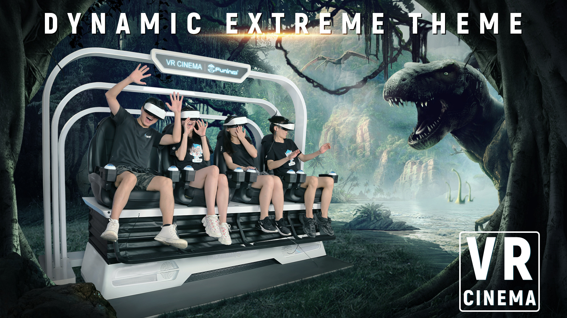 Teenager Commercial Simulator Vr Walker Playing CS Games Indoor Roller Coaster Type