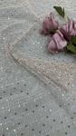 Seuqin Embroidery Fabric Lusiate Sequin Embroidered Lace Fabric Leafy Luxury