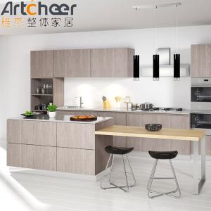 Wholesale Modulate Open Shelf Plywood Door Material Kitchen Cabinet Furniture for Hotels Apartments from china suppliers