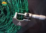 Green Vinyl Coated Double Twist Barbed Wire As Defending Barrier