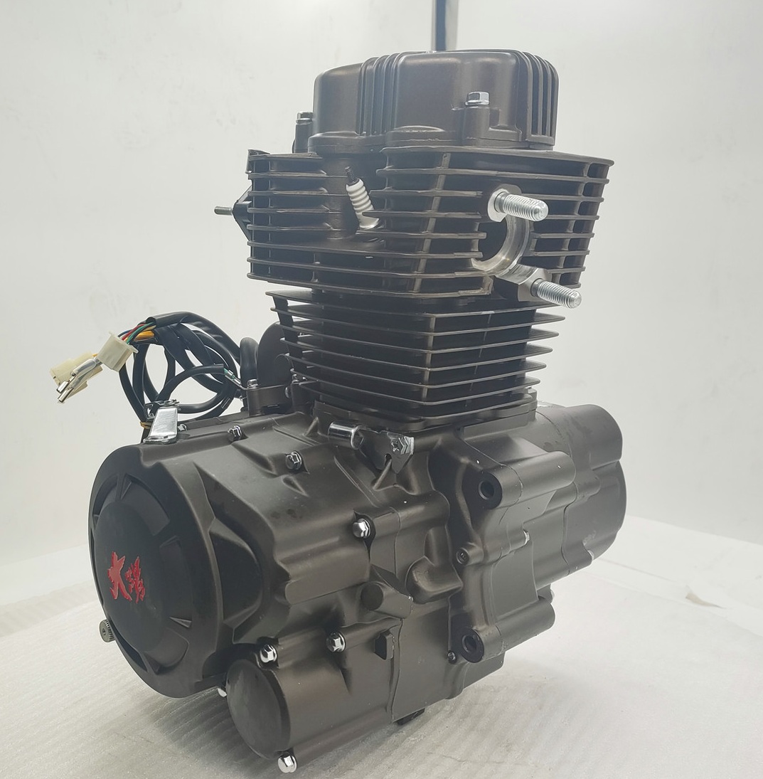 Wind Cooling 200cc Motorcycle Tricycle Engine Air Cooled CG200 Max Black Cylinder