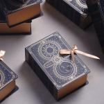 Book Type Magnetic Clousre Paper Packaging Gift Box With Ribbon Custom Logo