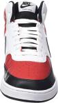 Mesh Lining Nike Court Vision Mid Men'S Sneakers Black White Red DM1186 600