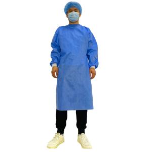 Wholesale Breathable Blue Level 4 SMS Disposable Surgical Gown For Surgeon Doctor from china suppliers