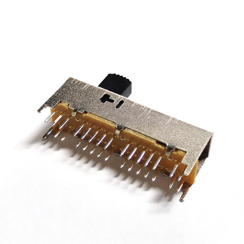 Slide Switch,DPDD 2P2T 30pins DIP Sliding Switch,Vertical Side Push Tact Switch,Interruptor On-Off Toggle Switch